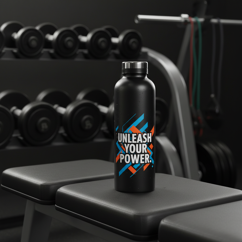 Water bottle gym lifestyle